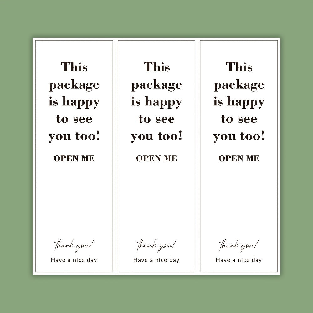 90pcs Rectangular Stickers For Business Letter Envelope Seal