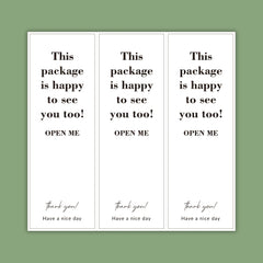90pcs Rectangular Stickers For Business Letter Envelope Seal