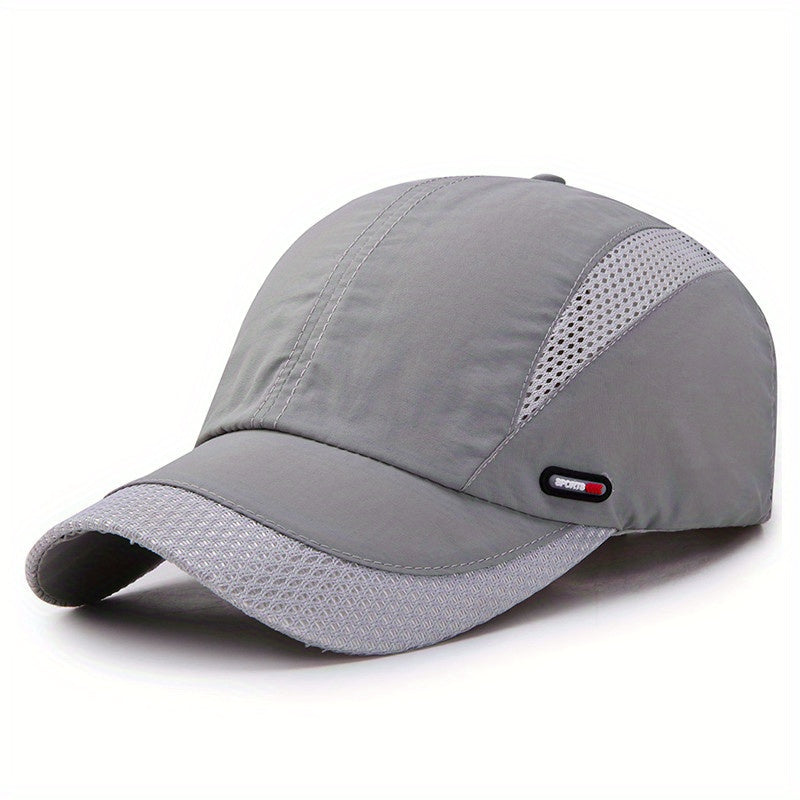 Quick Drying Mesh Baseball Cap Lightweight Sun Hat for Women & Men