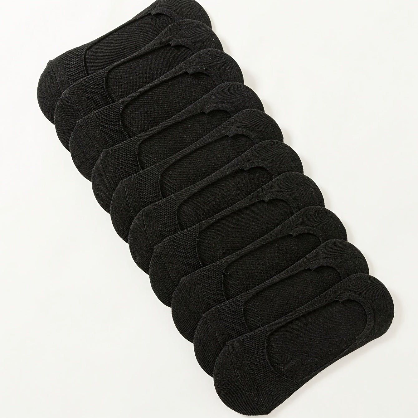 10 Pairs Women's Low Cut Ankle Socks Solid Soft Lightweight Stockings