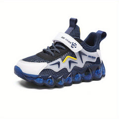 Kids Mesh Sneaker Hook and Loop Shoes