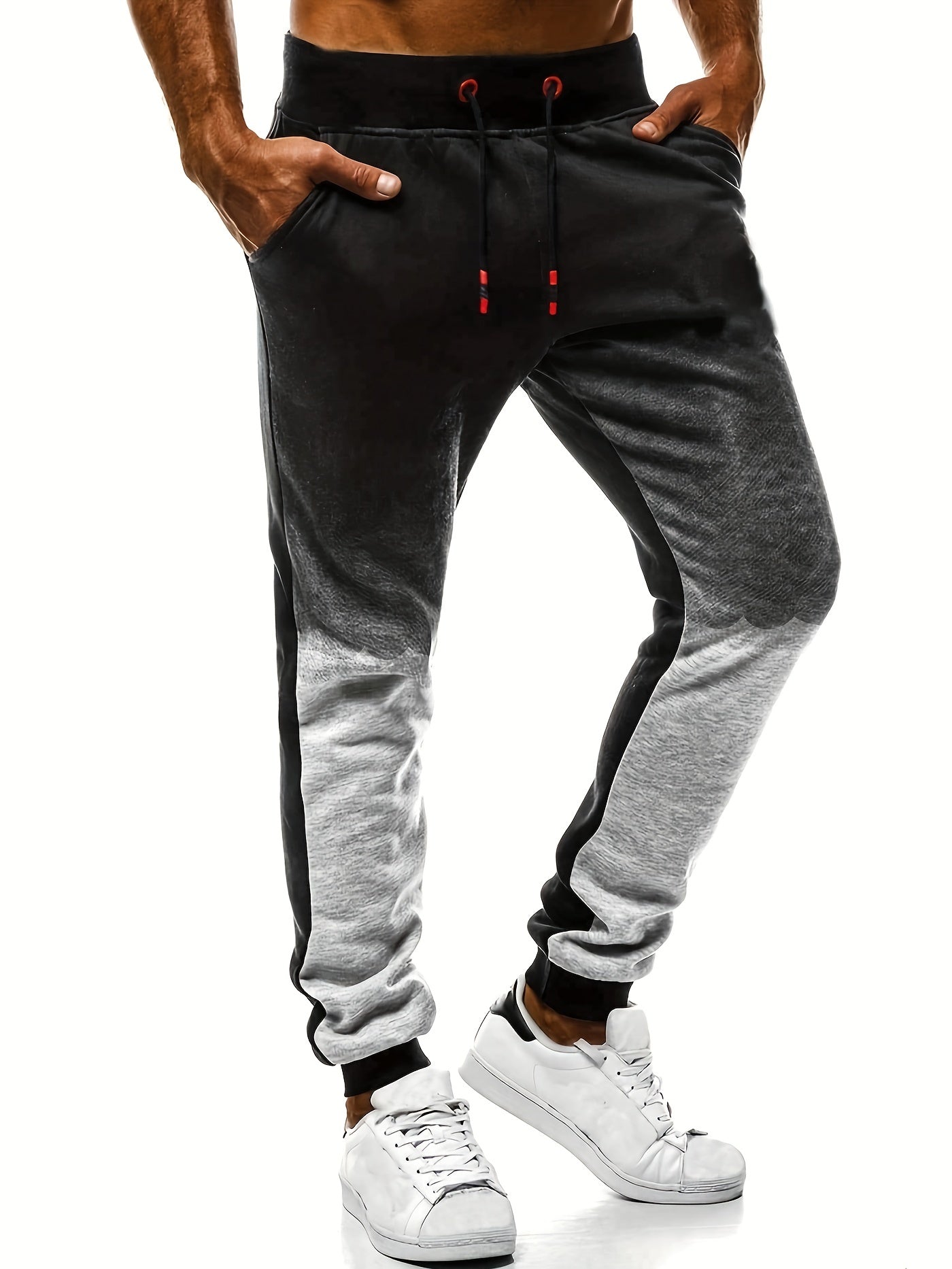 Men's Casual Gradient Jogger Sweatpants