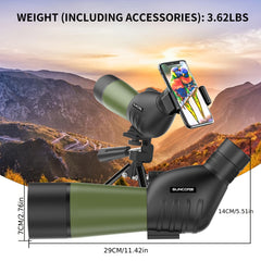 HD Binoculars with Metal Tripod for Bird Watching & Outdoor Adventures