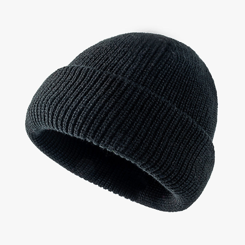 Men's Warm Stretchable Fiber Beanie Hat