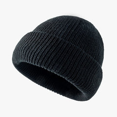 Men's Warm Stretchable Fiber Beanie Hat