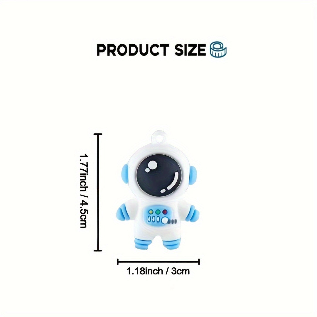 Astronaut Cartoon Pattern Golf Ball Seat Ornament