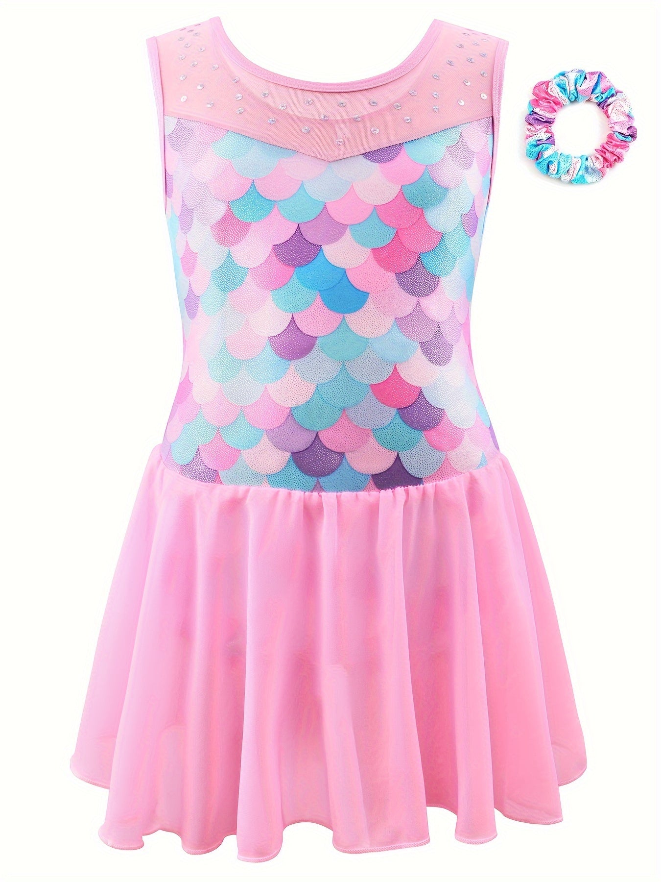 Girls Unicorn Sleeveless Dancing Suit Gymnastics Ballet Leotard