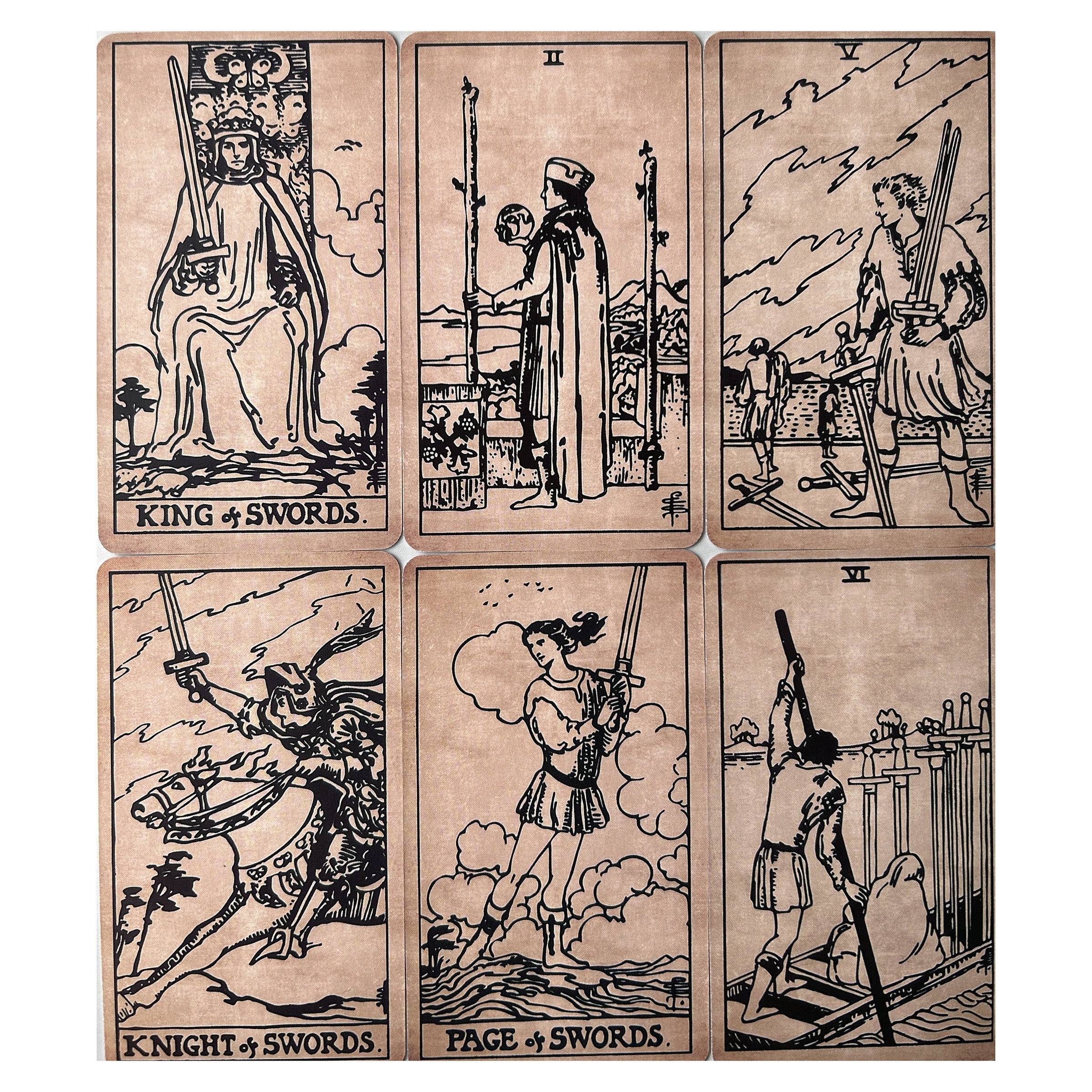 Outdoor Entertainment Tarot Deck & Retro Board Game Set