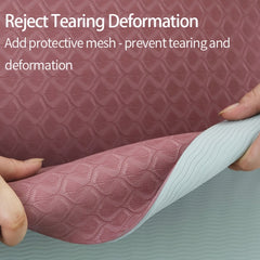 Thickened Non-slip Yoga Mat With Body Guide Line