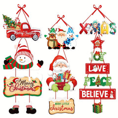 Christmas Decorative Door Banner for Outdoor & Indoor Home Decor