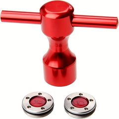 Adjust Golf Putting: Red Wrench & Screws, 5 Hole Alignment, 10g & 20g Options