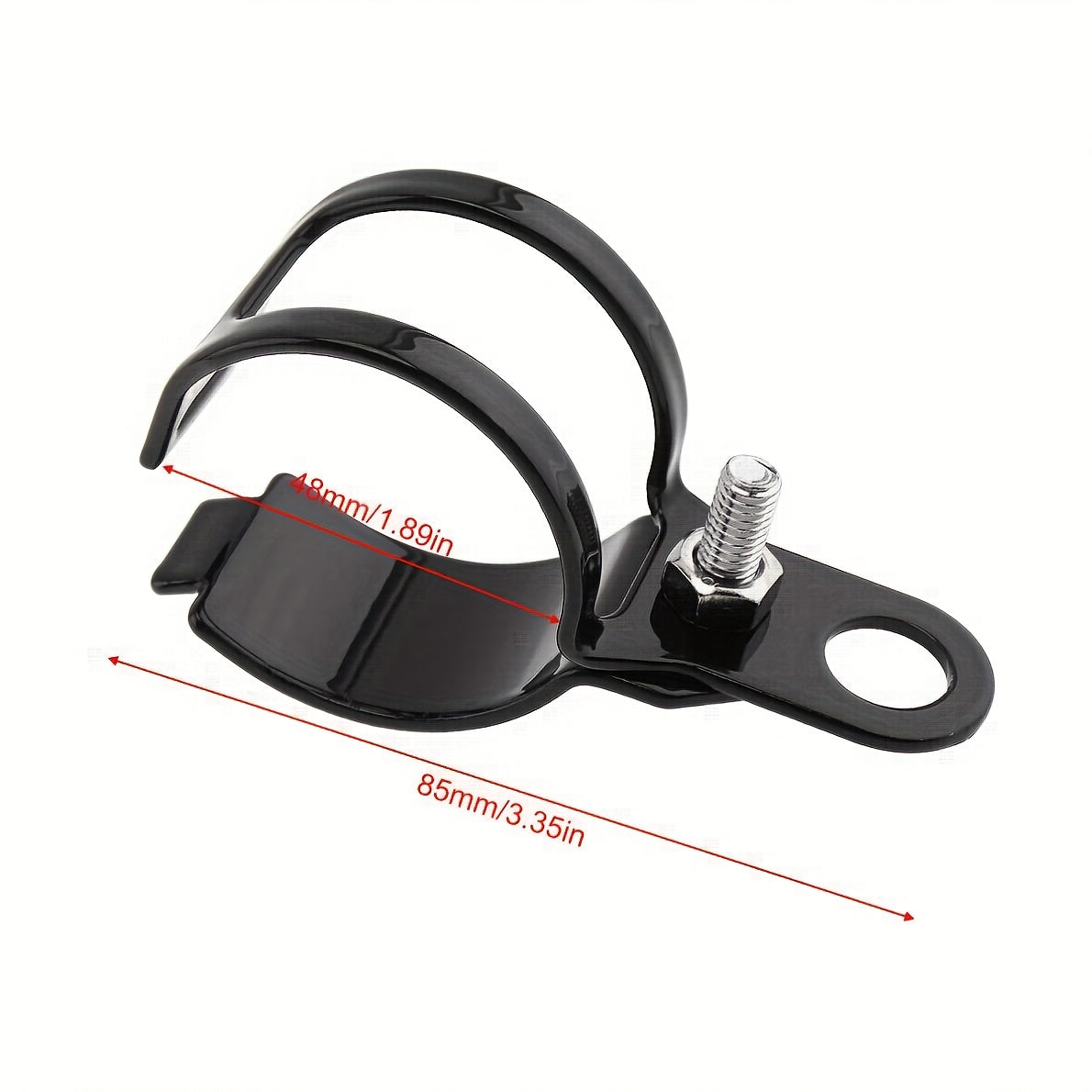 2pcs Motorcycle Turn Signal Bracket Flasher Indicators Holder Fork Mount Clamp