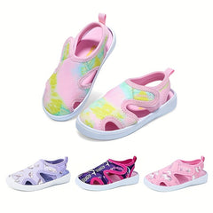 Girls Unicorn Print Sandals Non-slip Wading Shoes