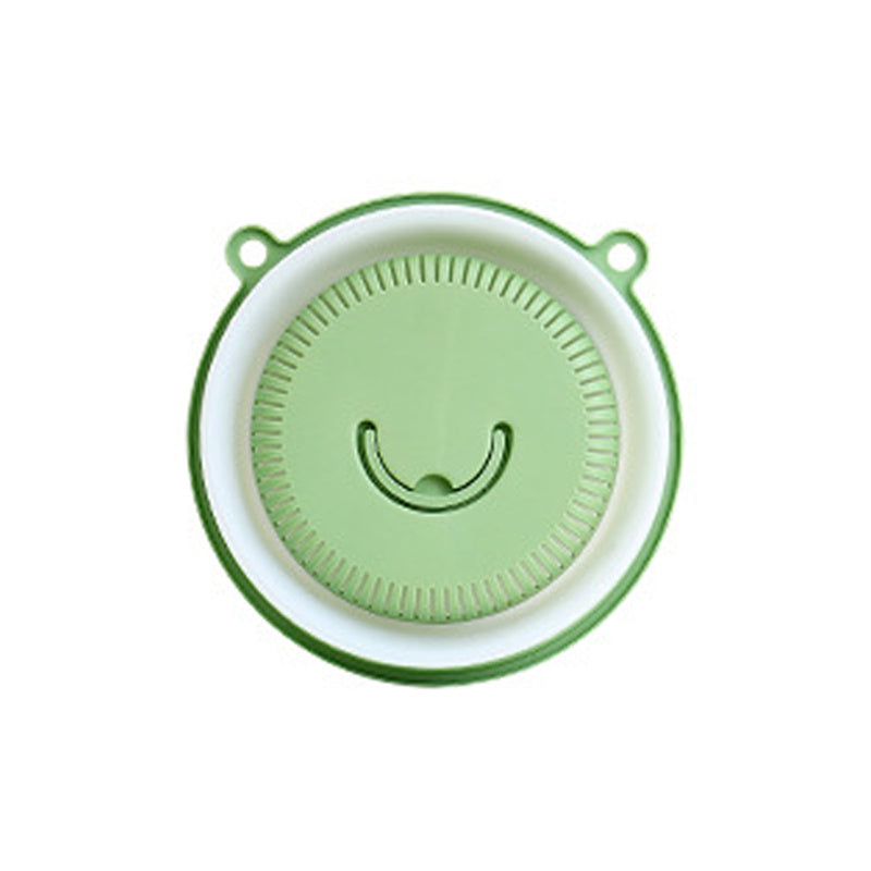 Foldable Vegetable Cover Drainer Basin Multifunctional Food Cover