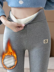 Fleece Lined Yoga Workout Pants Running Leggings Women's Activewear