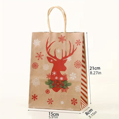 Christmas Gift Bags Santa Elk Bell Xmas Packaging Kids Candy Gift