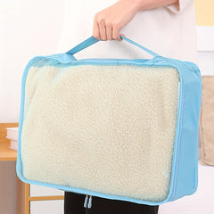 Portable Mesh Clothing Storage Bag Travel Organizer Large Capacity