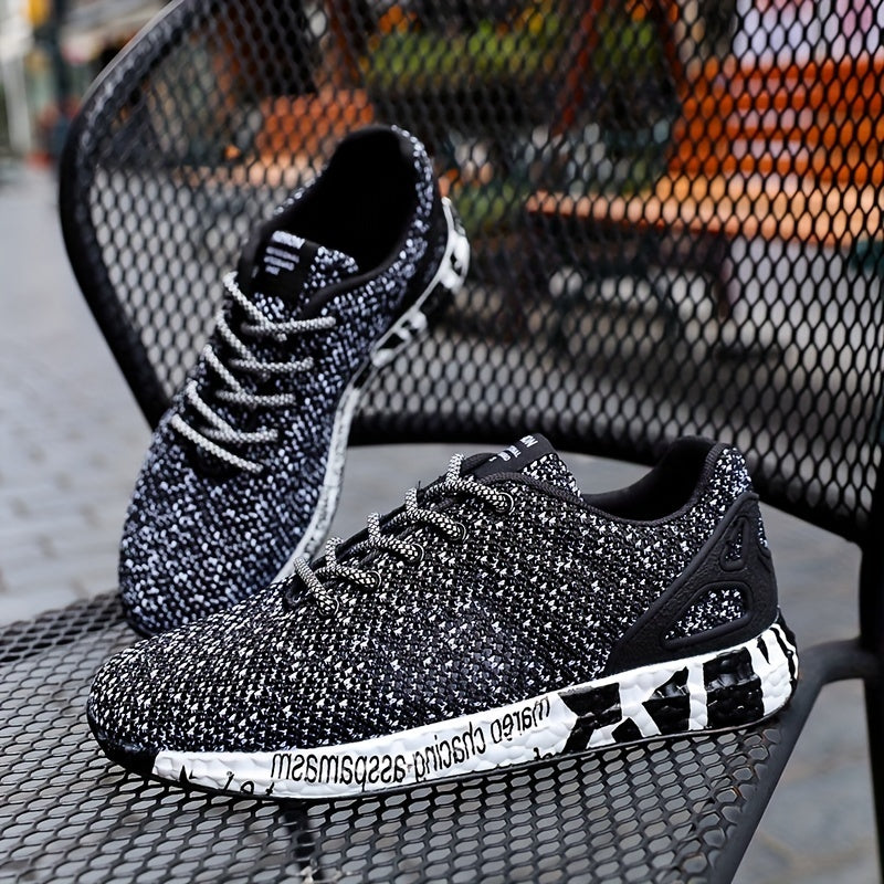 Men's Lace up Sneakers Comfortable Walking Shoes