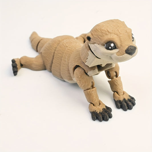 3D Printed Otter Ornament - Ideal Birthday Gift - Festive Indoor Decor