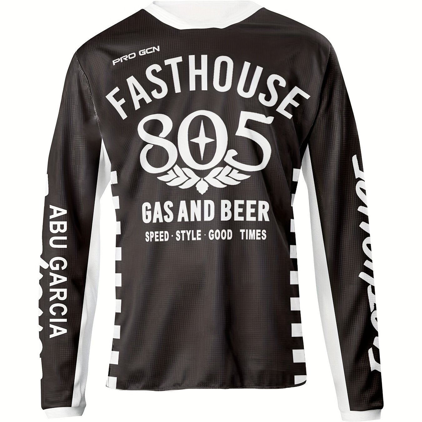 Men's Cycling Jersey Quick Dry Moisture Wicking Tech Letter Print