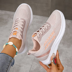 Women's Lace-up Mesh Running Shoes