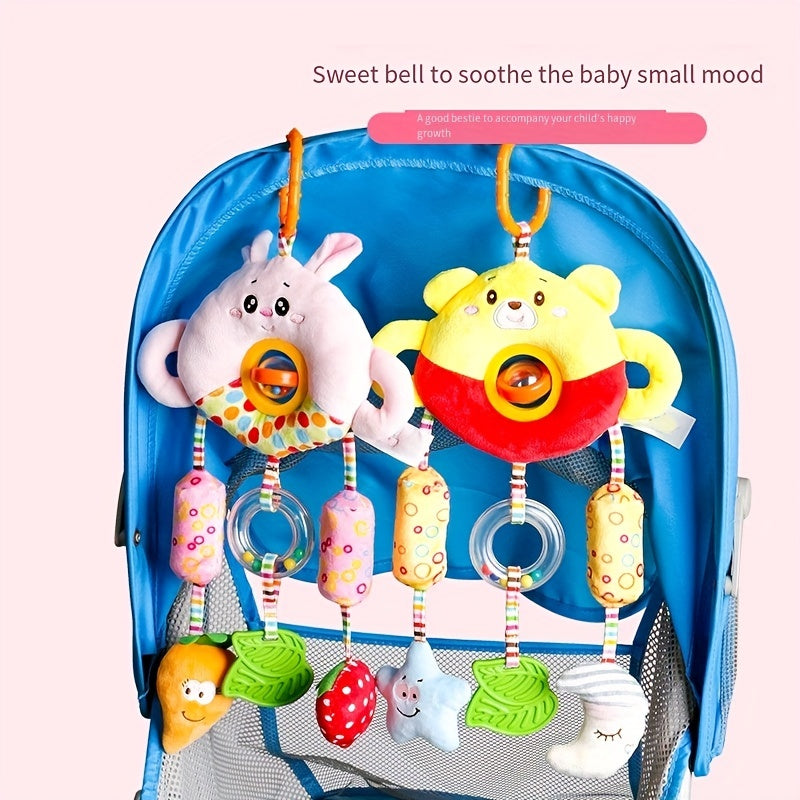 Baby Soothing Dolls Bed Bell Car Hanging Bell Stroller Pendant