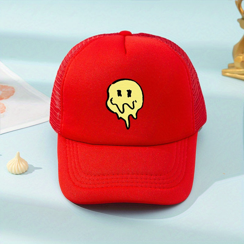Kids Mesh Ghost Baseball Cap Sunshade Cap For Boys