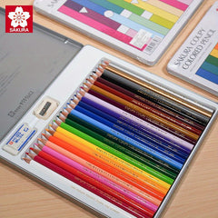 Sakura Professional Artist Drawing Pencils Set 18 Colors