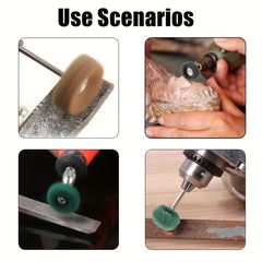 32 64pcs Abrasive Buffing Wheel 2 54cm Mini Scouring Pad Rotary Tool Accessories