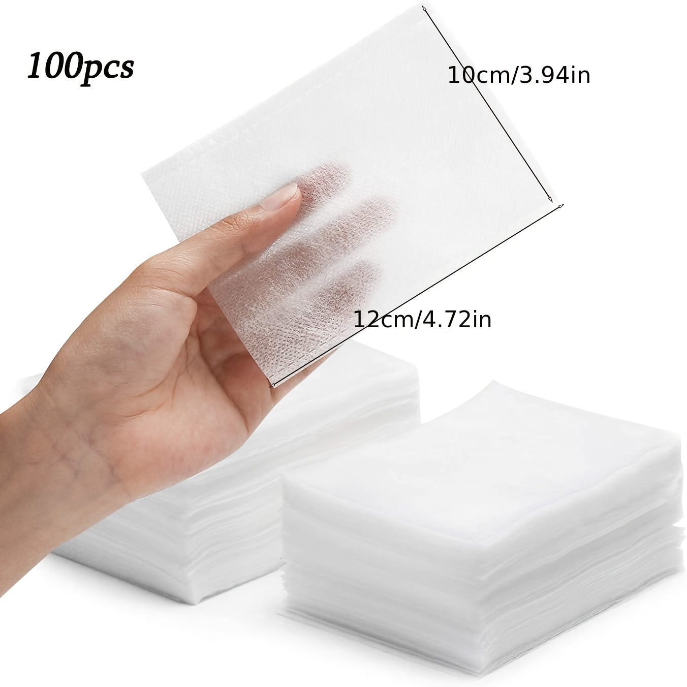 100pcs Biodegradable Grow Bags for Plants Non Woven Nursery Bags