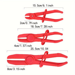 3pcs Nylon Hose Clamp Tool Set Brake Fuel Water Plier Pliers Car Repair Line