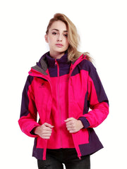 BEAUME 3-in-1 Winter Ski Jacket Waterproof & Windproof Outdoor Coats