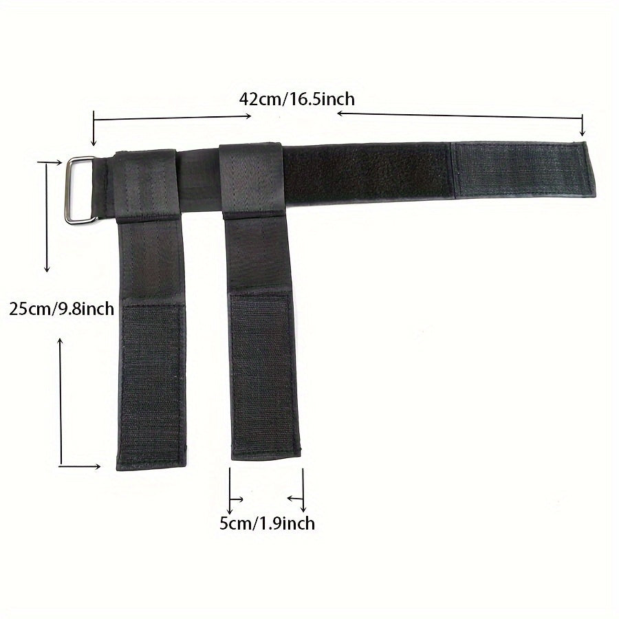 Adjustable Dumbbell Lifting Straps for Leg Exercises