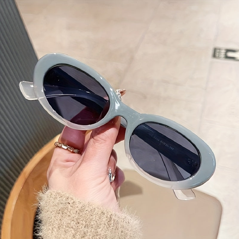 Polarized Oval Sunglasses UV400 Beach Party Club Glasses