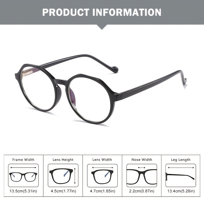 Polygonal Frame Blackout Glasses Alleviate Eye Fatigue and Glare
