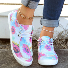 Women's Canvas Low Top Slip On Shoes
