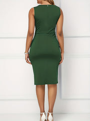 Women's Round Neck Bodycon Dress