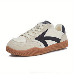 Women's Arrow Pattern Flat Shoes Retro Sports Sneakers