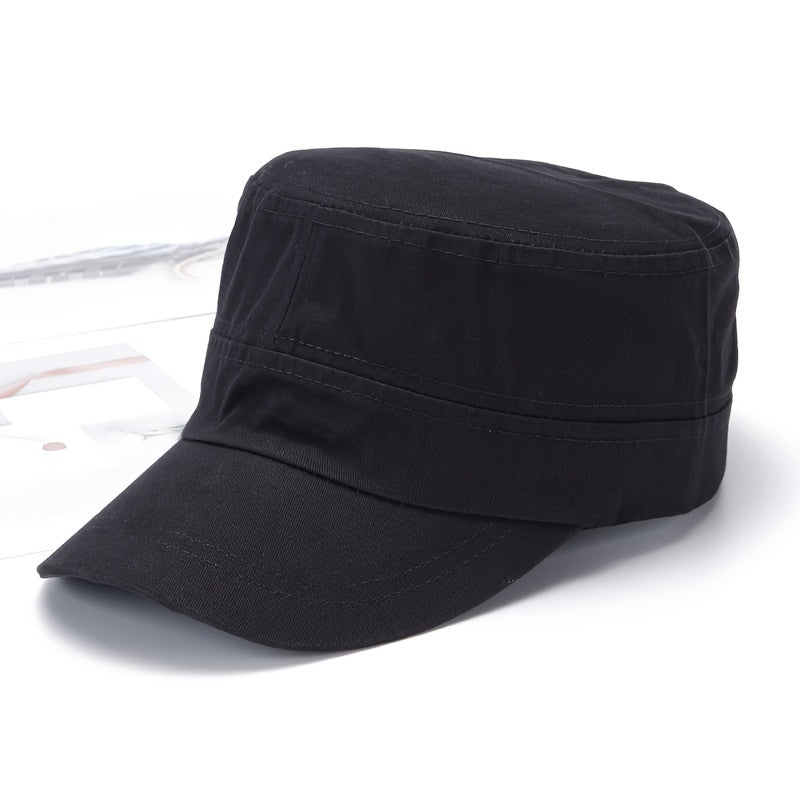 Men's Flat Top Hat Outdoor Sunscreen Sunshade