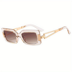 Square Sunglasses Hollow Out Anti Glare UV400
