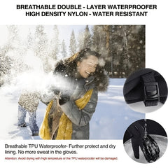 Adult Anti Slip Waterproof Touch Screen Gloves