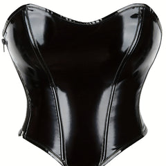 Strapless Corset Bustier Tummy Control Lace Up Body Shaper Women's Lingerie