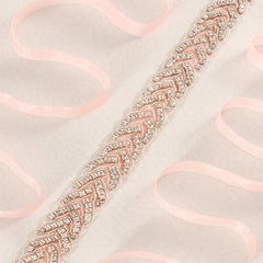 Bridal Rhinestone Waist Chain for Wedding Dress