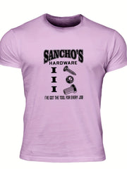 Men's Tool for Every Job Letter Print T-shirt