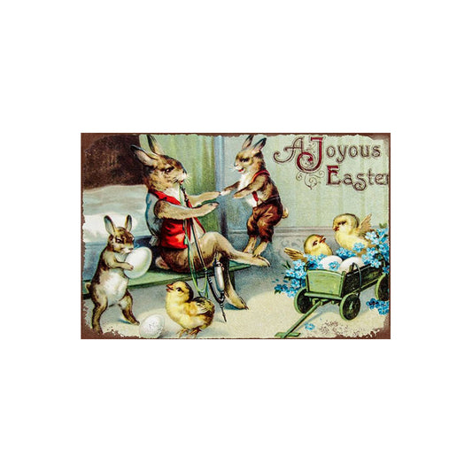 Rabbit Chicken Wall Painting Nursery Room Decoration