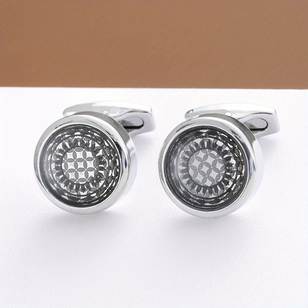 Men's Stainless Steel Cufflinks for Shirt Suit