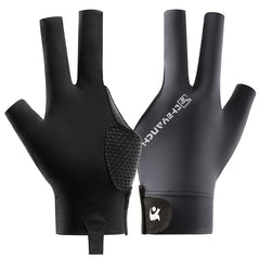 1pc Left Hand Billiard Glove Light & Breathable Three-finger Snooker Non-slip