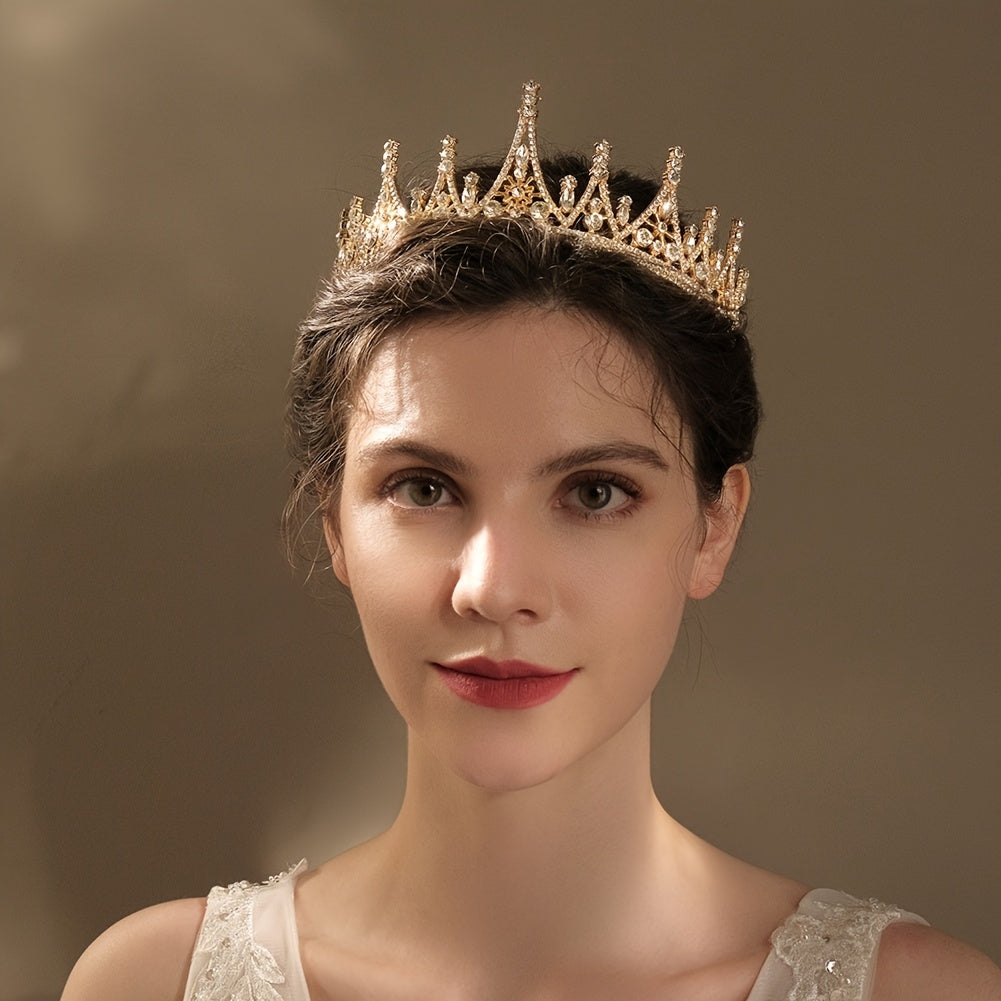 Baroque Bridal Headdress Crystal Hair Accessory