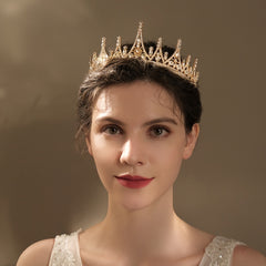 Baroque Bridal Headdress Crystal Hair Accessory