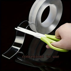 Reusable Double-Sided Tape Transparent Strong Versatile